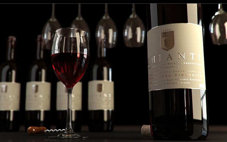 Chianti, красное вино - обои на рабочий стол
