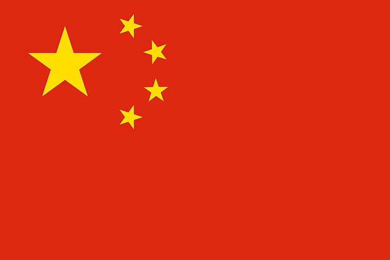 звезды, Китай, флаги, простой фон - обои на рабочий стол