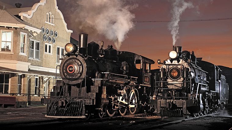 пар, поезда, Невада, музей, локомотивы - обои на рабочий стол
