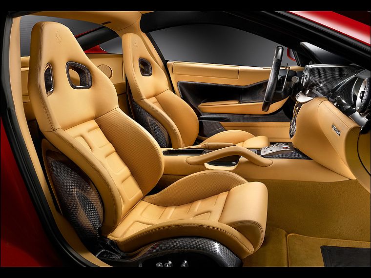 автомобили, транспортные средства, интерьеры автомобилей, Ferrari 599 GTB Fiorano - обои на рабочий стол