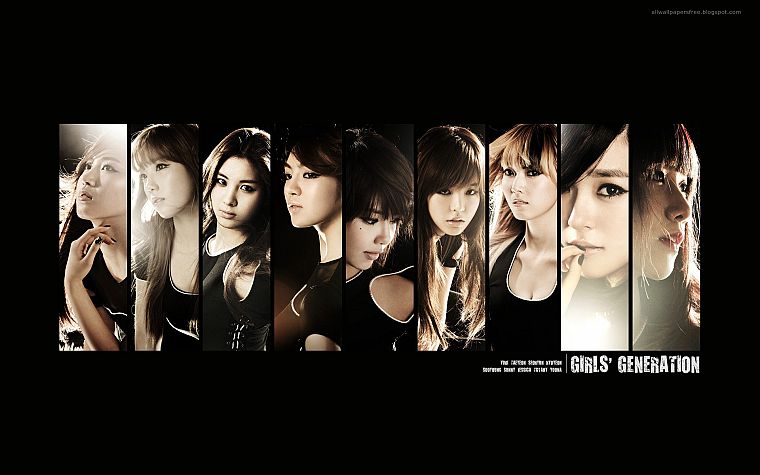 Girls Generation SNSD (Сонёсидэ) - обои на рабочий стол