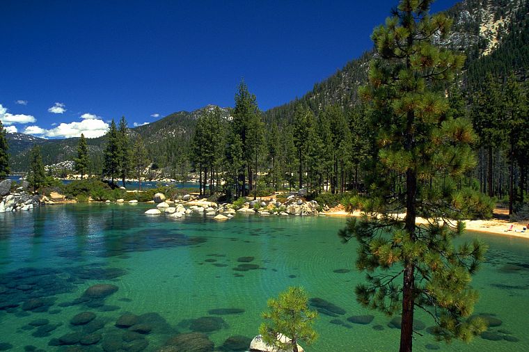 пейзажи, США, озера, Lake Tahoe - обои на рабочий стол