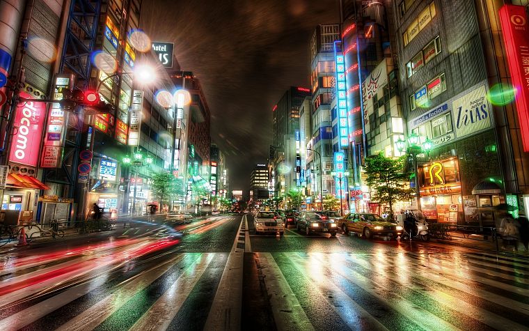 Токио, HDR фотографии, Роппонги - обои на рабочий стол