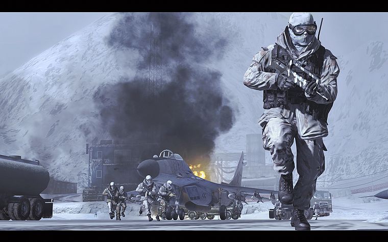 военный, Зов Duty: Modern Warfare 2 - обои на рабочий стол