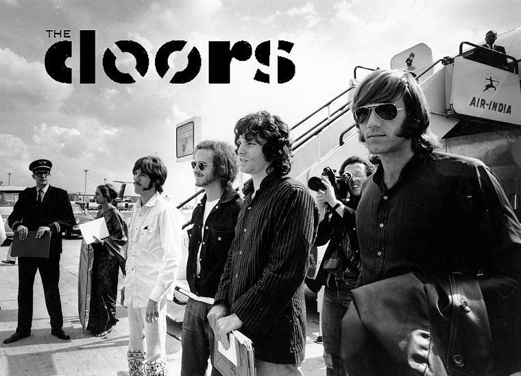 музыка, The Doors, оттенки серого, Джим Моррисон, монохромный, музыкальные группы - обои на рабочий стол