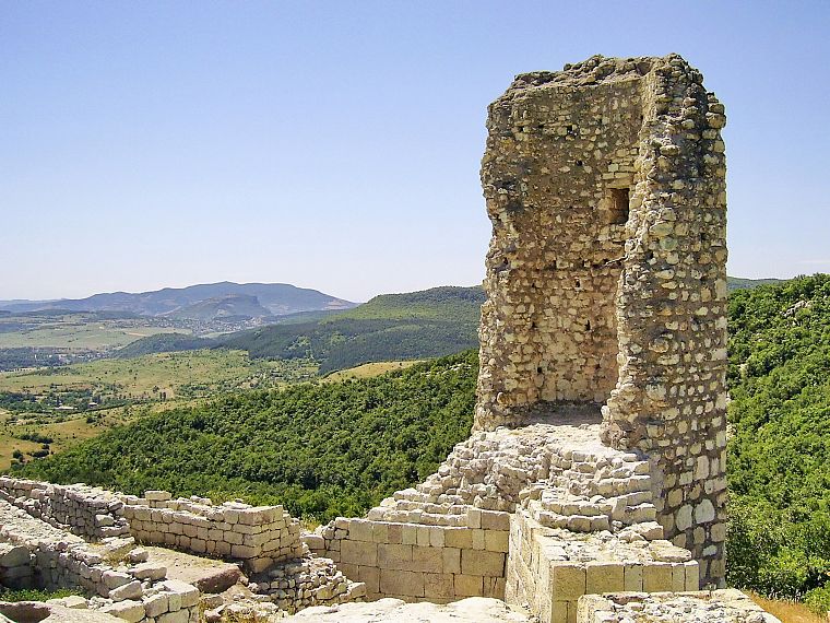 руины, Болгария, Башня Perperik - обои на рабочий стол