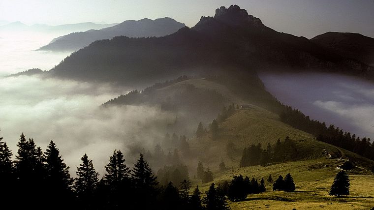 горы, Германия, Бавария, Альпы - обои на рабочий стол