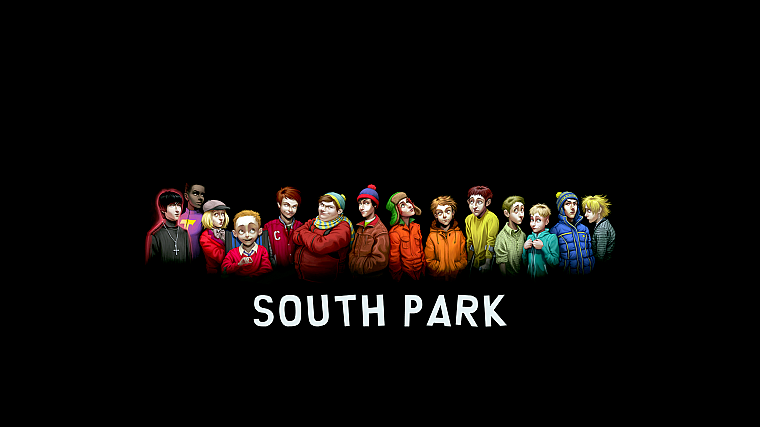 South Park, темный фон - обои на рабочий стол