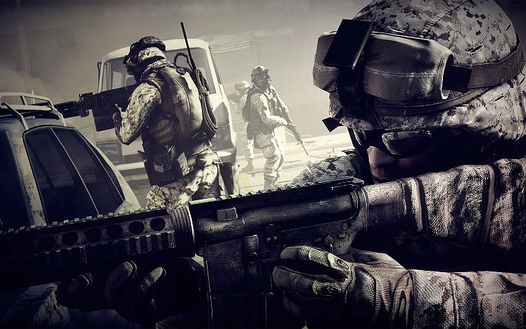 видеоигры, война, оружие, Battlefield 3 - обои на рабочий стол
