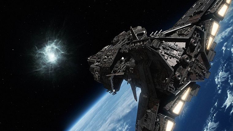 Звездные врата: Атлантида, космические корабли, научная фантастика, транспортные средства - обои на рабочий стол