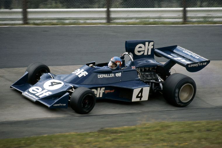 автомобили, Формула 1, транспортные средства, британский, Tyrrell, карусель, скачки, Na ?? Â¼rburgring Нордшляйфе - обои на рабочий стол