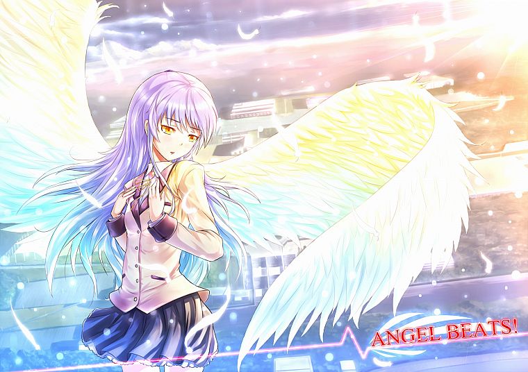 ангелы, Angel Beats!, Tachibana Kanade - обои на рабочий стол