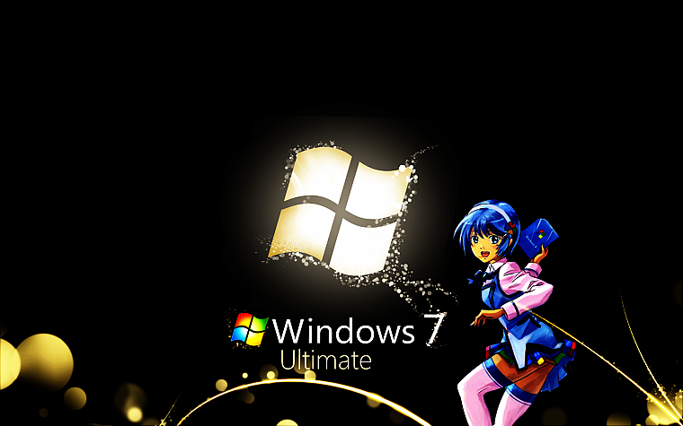 Windows 7, Мадобе Нанами, ОС- загар - обои на рабочий стол