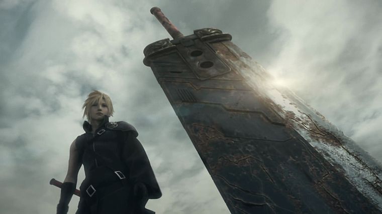 Final Fantasy, Final Fantasy VII Advent Children, оружие, лезвие, Cloud Strife - обои на рабочий стол