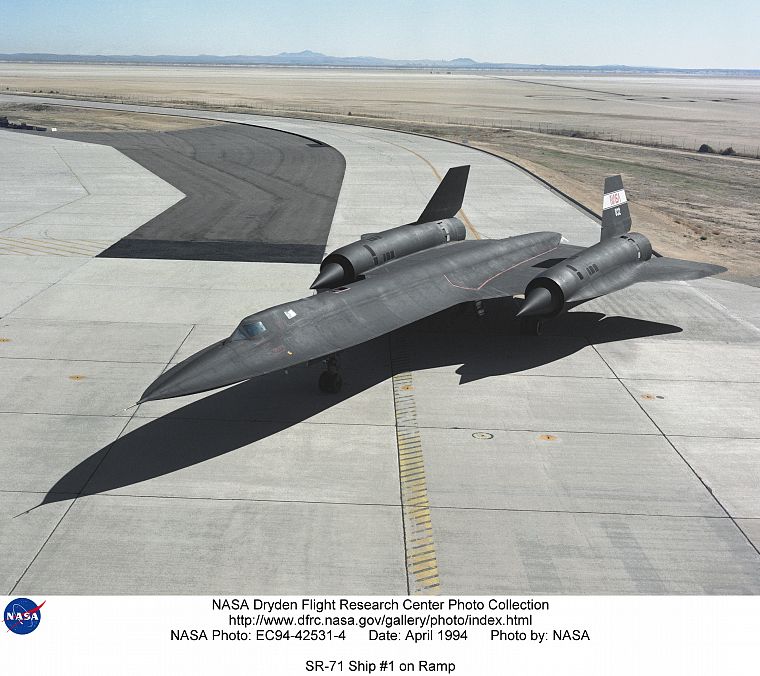 самолет, НАСА, самолеты, SR- 71 Blackbird, транспортные средства - обои на рабочий стол
