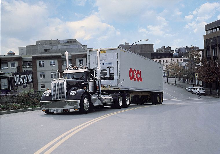 американский, грузовики, дороги, транспортные средства - обои на рабочий стол