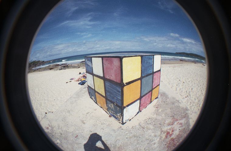 Кубик Рубика, пляжи - обои на рабочий стол