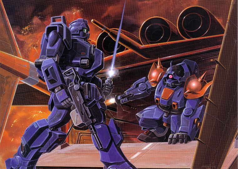 Gundam, механизм - обои на рабочий стол