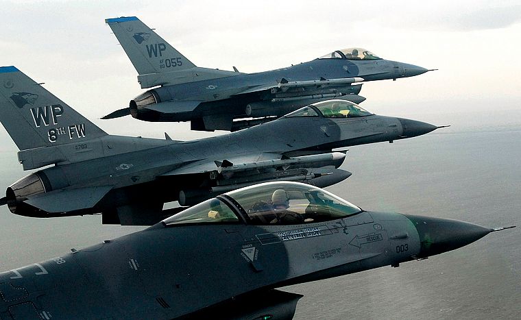 сокол, бои, транспортные средства, F- 16 Fighting Falcon - обои на рабочий стол