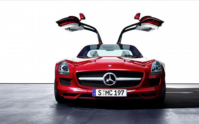 автомобили, транспортные средства, Mercedes- Benz SLS AMG E-Cell - обои на рабочий стол