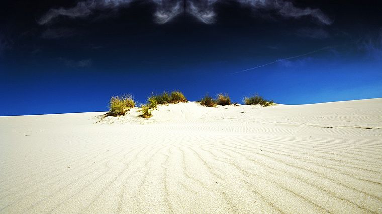песок, небо - обои на рабочий стол