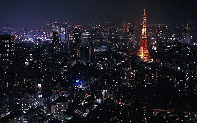 Токио, города, Токийская башня - обои на рабочий стол
