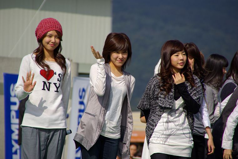 девушки, Girls Generation SNSD (Сонёсидэ), Чой Sooyoung, Ли Вскоре Кю, Тиффани Хван - обои на рабочий стол