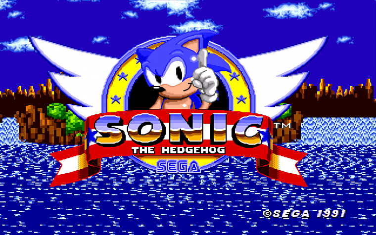 Sonic The Hedgehog, видеоигры, Sega Развлечения, скриншоты, ежики, ретро-игры - обои на рабочий стол
