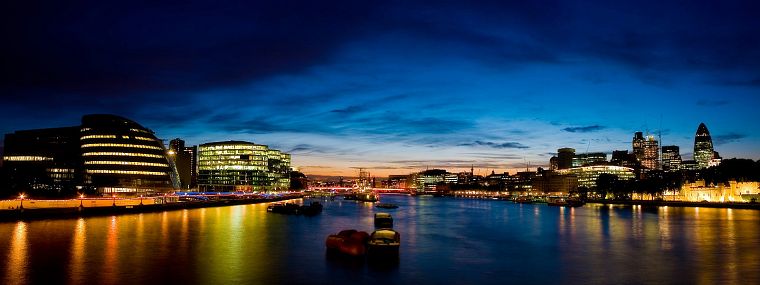 Лондон, Река Темза - обои на рабочий стол