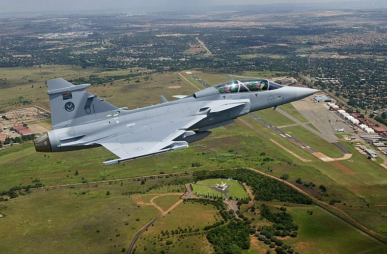 самолет, военный, самолеты, Jas 39 Gripen, Южноафриканская ВВС - обои на рабочий стол