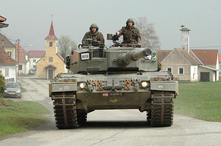 военный, Австрия, танки, Leopard 2, Австрийские вооруженные силы - обои на рабочий стол