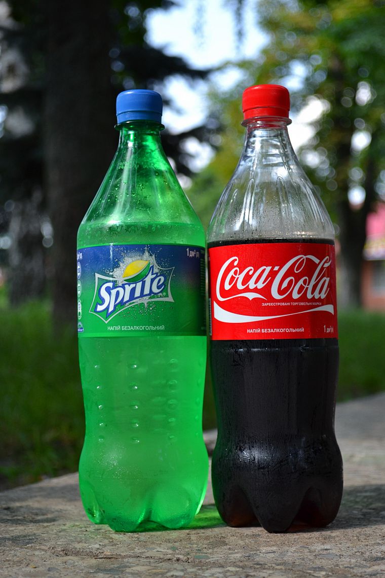 бутылки, Кока-кола, эльф - обои на рабочий стол