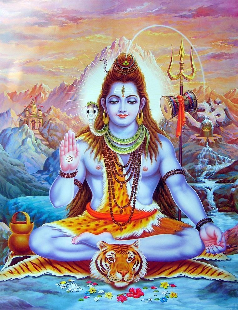 змеи, Индуизм, Шива, медитация - обои на рабочий стол