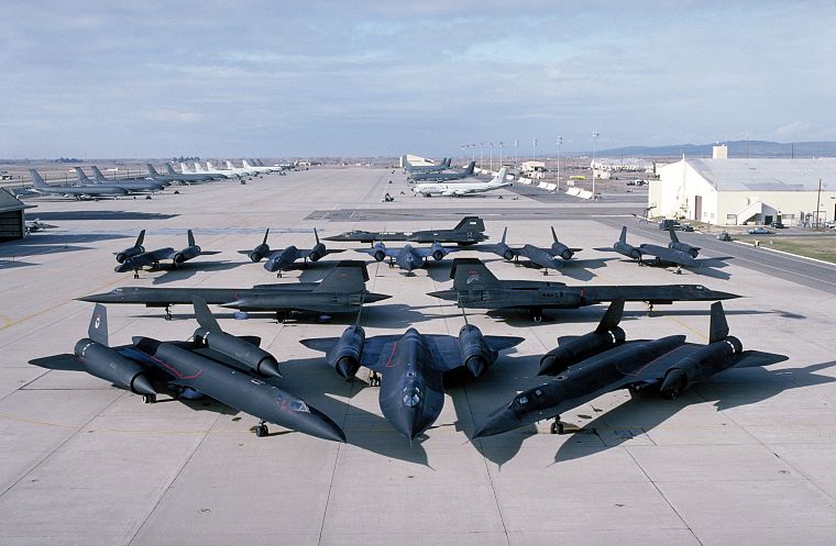 самолет, SR- 71 Blackbird, ВВС США, транспортные средства - обои на рабочий стол