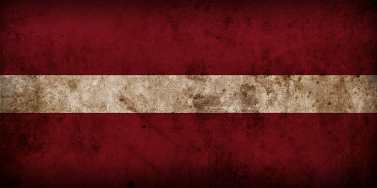 гранж, флаги, Латвия - обои на рабочий стол