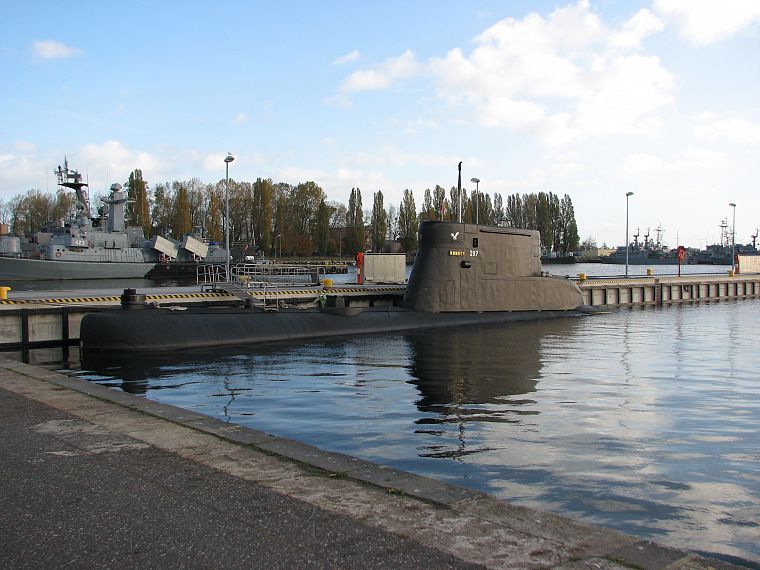подводная лодка, польский, гаваней - обои на рабочий стол