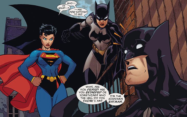 Бэтмен, DC Comics, Супер-, Batwoman - обои на рабочий стол