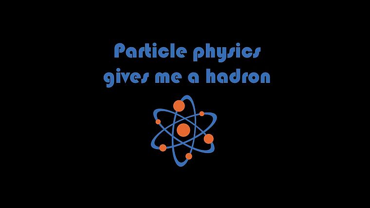 смешное, физика, адронов - обои на рабочий стол