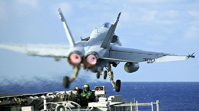 самолет, носители, транспортные средства, F- 18 Hornet - обои на рабочий стол