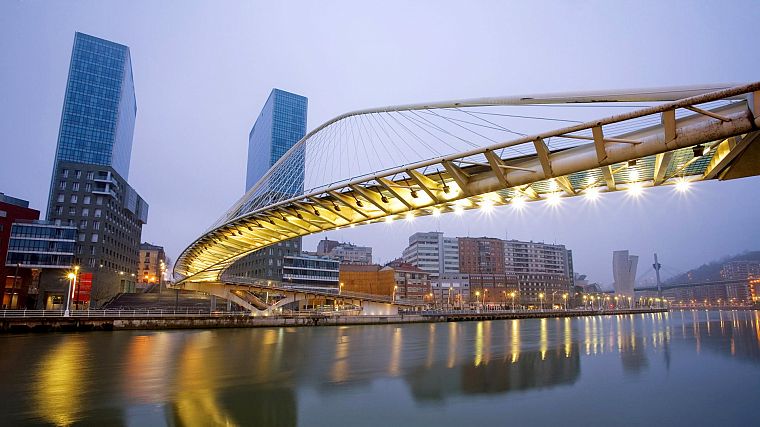 мосты, Испания, Бильбао - обои на рабочий стол