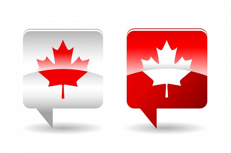 канадский, кленовый лист - обои на рабочий стол