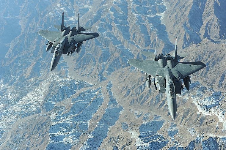 самолет, военный, ВВС США, транспортные средства, F-15 Eagle - обои на рабочий стол