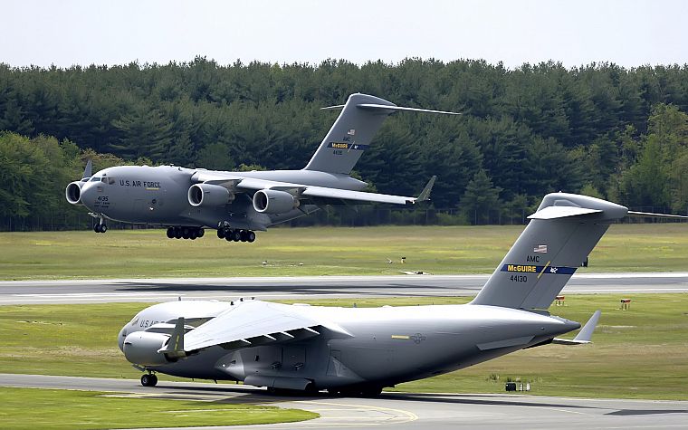 самолет, военный, транспортные средства, C- 17 Globemaster - обои на рабочий стол