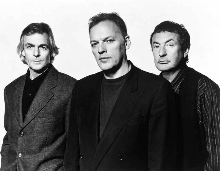 Pink Floyd, Дэвид Гилмор, оттенки серого, монохромный, Ник Мейсон, Рик Райт - обои на рабочий стол