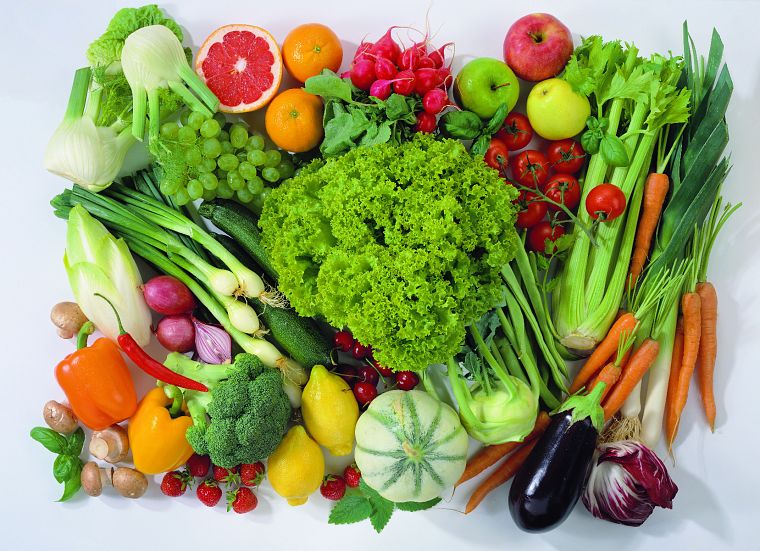 овощи, еда, морковь, помидоры, баклажаны - обои на рабочий стол