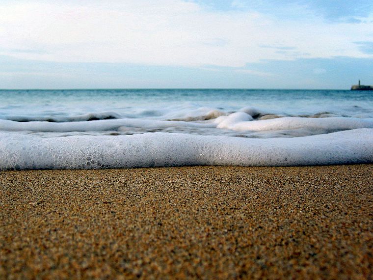 вода, природа, песок - обои на рабочий стол