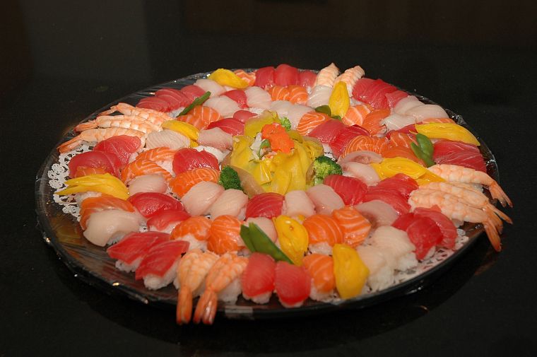суши, морепродукты - обои на рабочий стол