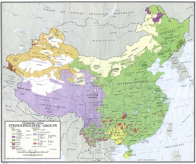 Китай, карты - обои на рабочий стол