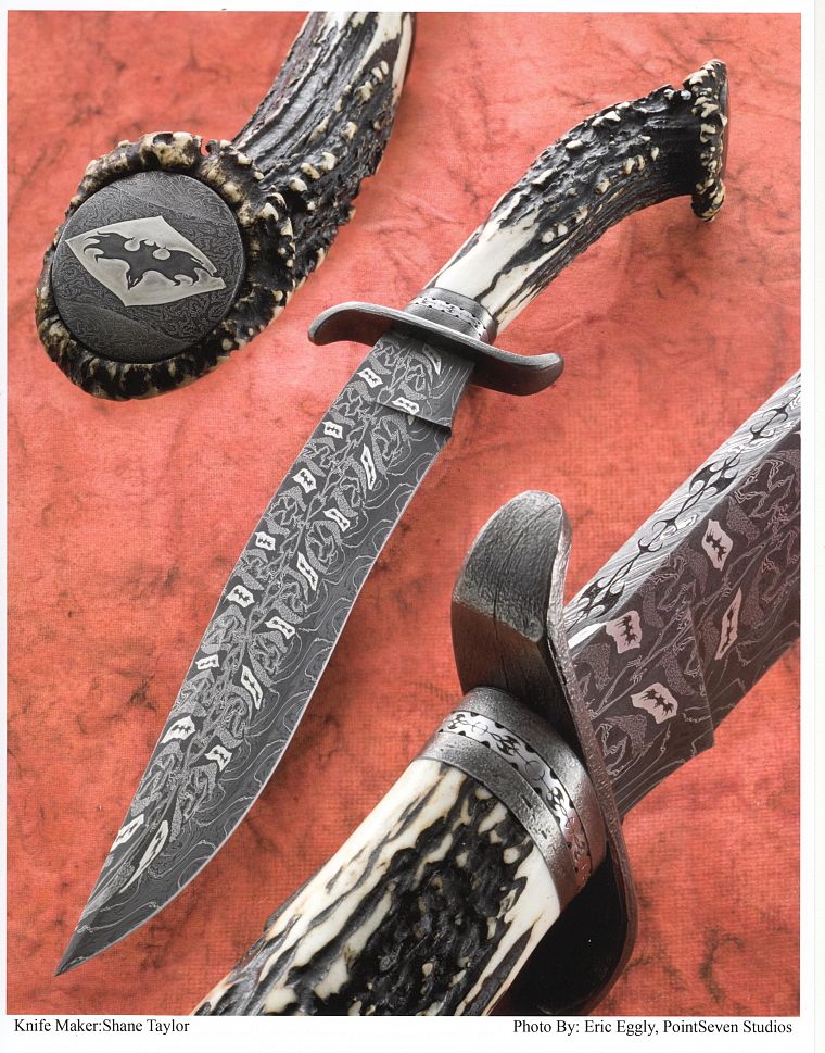 ножи, Дамаск, Дамасская сталь - обои на рабочий стол