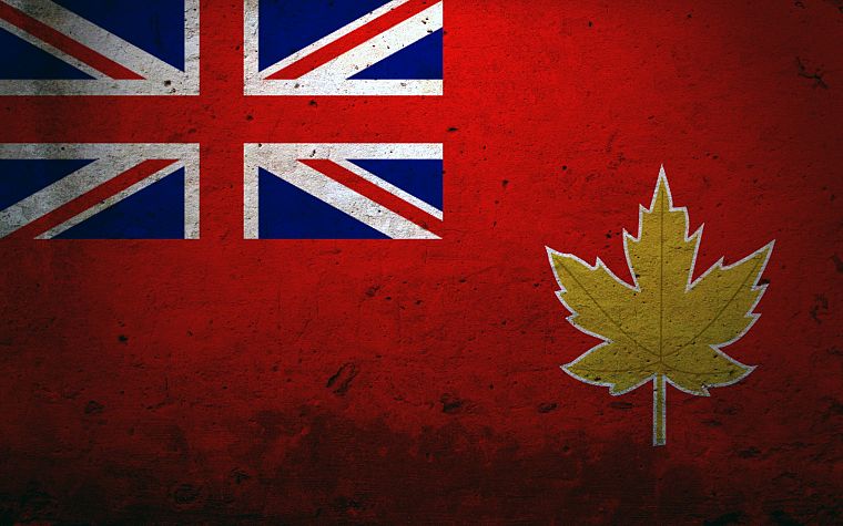 Канада, флаги, национальный - обои на рабочий стол